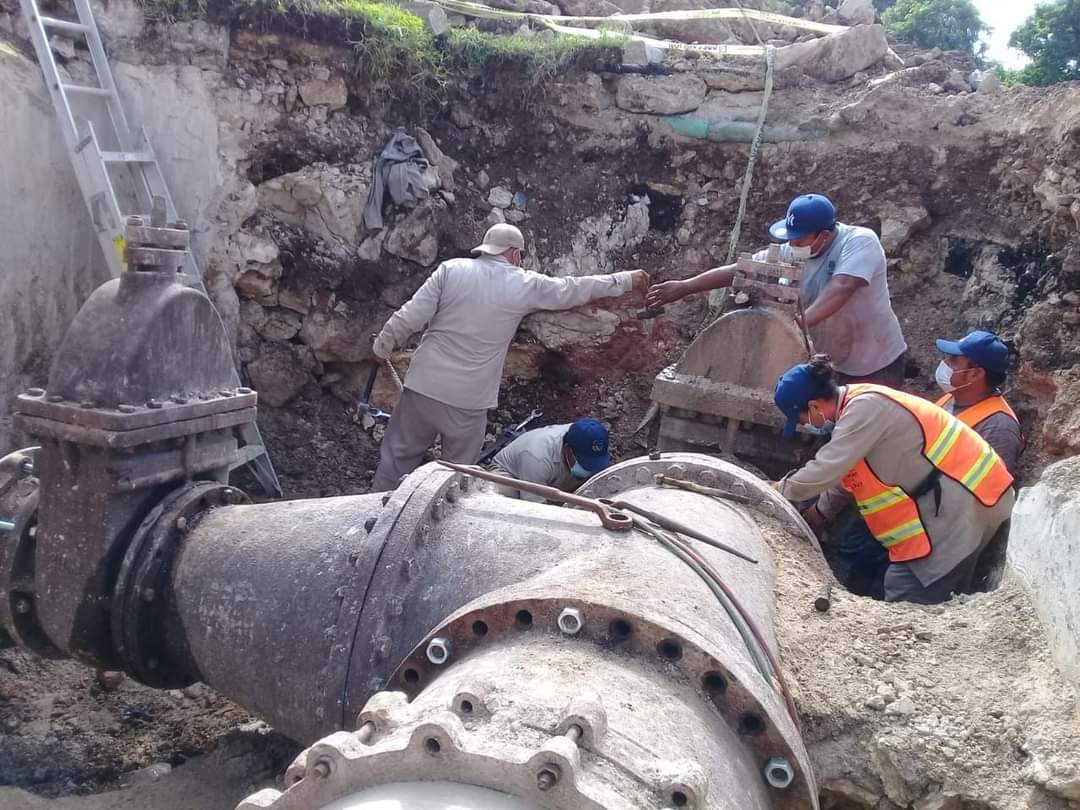Habrá mejor presión de agua en Xoclán luego de mantenimiento